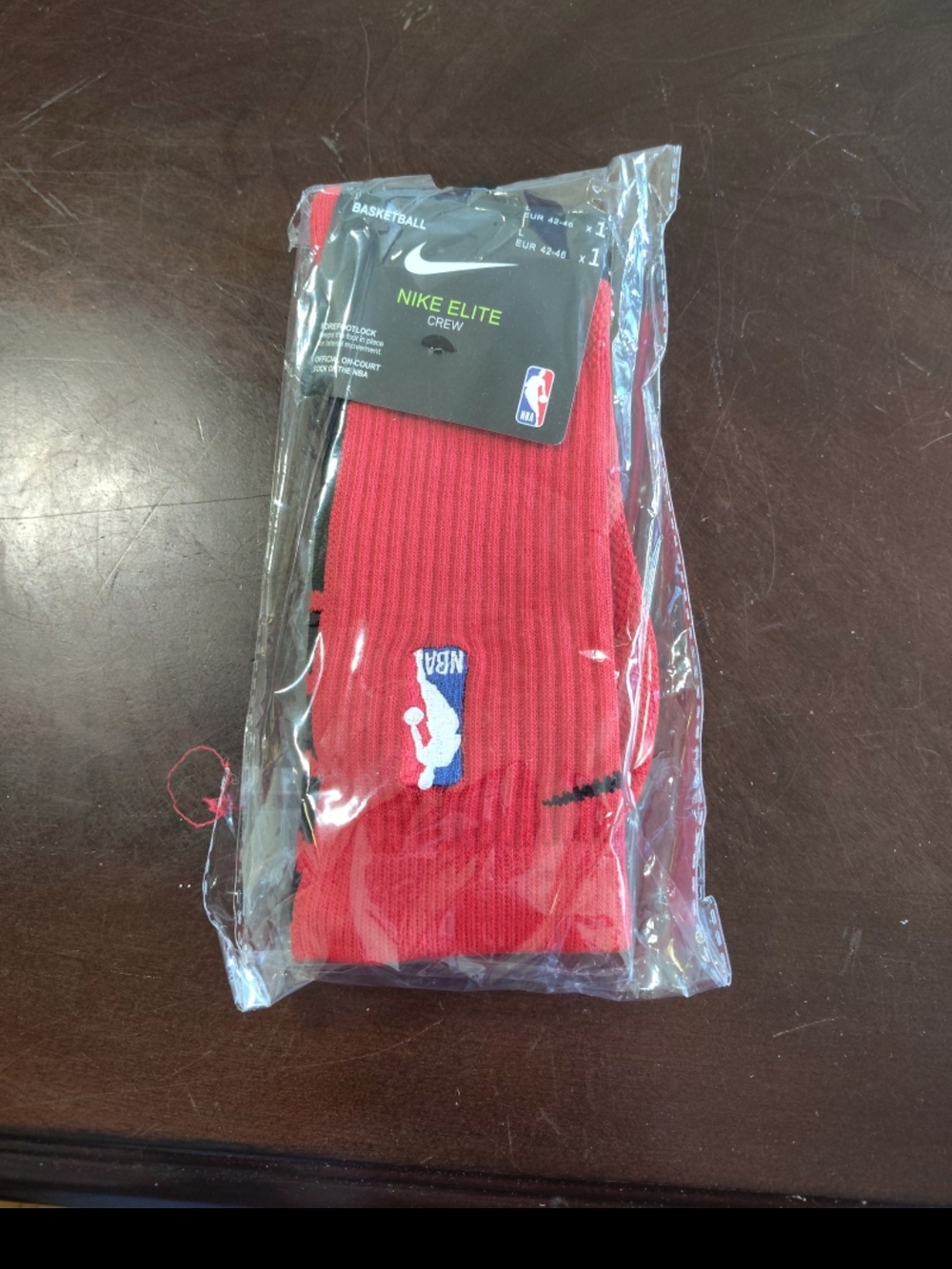 Nike Red Elite Crew NBA Performance Socks